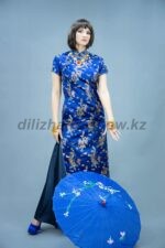 03976 Китайский костюм женский. Ципао (10000 тг), юбка (4000 тг),зонт (2000 тг)