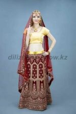 03955 Индийский костюм женский свадебный