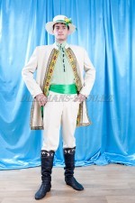 02314 Белорусский национальный костюм мужской. Пиджак + брюки (10000 тг), рубашка с поясом (2000 тг), шляпа (2000 тг), сапоги (2000 тг)