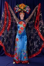 02439 Китайский костюм женский. Комбинезон (10000 тг), головной убор (3000 тг)
