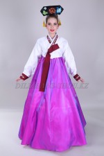02468 Корейский подростковый ханбок "Мэй 02". Платье + жакет (8000 тг), головной убор (2000 тг)