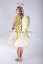01712 Золотые крылья для ангелов. Платья (5000 тг), крылья (2000 тг), нимб (1000 тг)