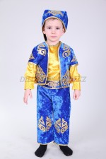 00567 Казахский национальный костюм "Карим" 01. Жилет + брюки + пояс + бандана (4000 тг), рубашка (2000 тг)
