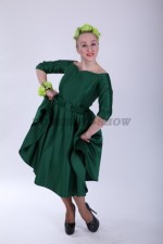 01801 Платье "Анжелика" зелёное
