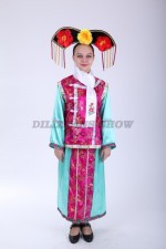 02432 Китайский костюм. Жакет + юбка + галстук (6000 тг), головной убор (2000 тг)
