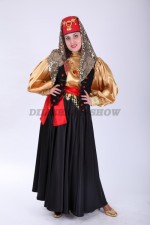 02499 Турецкий народный костюм с чёрной жилеткой