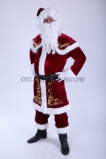 03496 Санта Клаус "SantaClaus03". Шуба + штаны + пояс + колпак (10000 тг), перчатки (1000 тг), борода (2000 тг), парик (2000 тг)