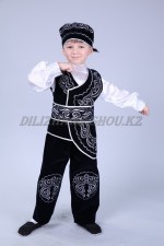 00562 Казахский национальный костюм "Дияр". Жилет + брюки + пояс + бандана (4000 тг), рубашка (2000 тг)