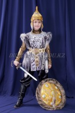 Казахский костюм серебрянный