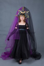 00180 Принцесса ночи. Платье (8000/10000 тг, зависит от выбранного размера), головной убор (5000 тг), перчатки (2000 тг)