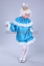 01222 Костюм новогодний голубая принцесса