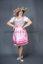 02287 Немецкий национальный женский костюм. Сарафан + блузка + фартук (10000 тг), венок (3000 тг)