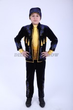 00603 Казахский национальный костюм "Арлан". Камзол, брюки, бандана (8000 тг), рубашка (2000 тг)