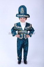 00600 Казахский национальный костюм "Касым" 02. Брюки + камзол + пояс + г.у (8000 тг), рубашка (2000 тг)