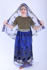 00757 Индийский костюм «Арджуна 02». Юбка, чоли, шарф (5000 тг), тика (1000 тг)