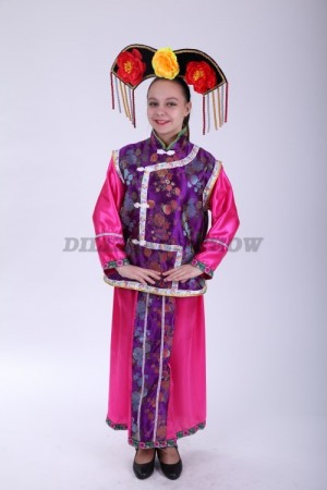00776 Китайский костюм «Ling 01». Жакет + юбка + галстук (6000 тг), головной убор (2000 тг)