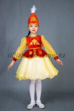 00482 Казахский национальный костюм "Алия" 05. Платье, головной убор (4000 тг)