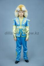 03905 Казахский национальный костюм "Айдар 02" Жилет + брюки + пояс + бандана (10000тг), рубашка (2000 тг), Малахай (15000 тг)