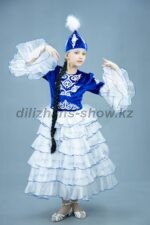 03910 Казахский национальный костюм "Дияра 02" Платье+ пояс+ головной убор (8000 тг)