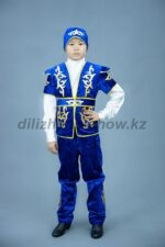 03906 Казахский национальный костюм "Айдар 01" Жилет + брюки + пояс + бандана (10000 тг), рубашка (2000 тг)