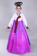 00768 Корейский подростковый костюм ханбок «Мэй 02». Платье + жакет (8000 тг), головной убор (2000 тг)