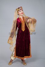 02250 Туркменский женский. Платье (8000 тг), шаровары (2000 тг), головной убор с платком (2000 тг)