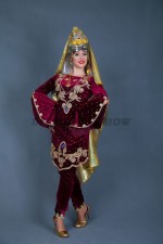 02263 Туркменский народный костюм. Туника + шаровары (10000 тг), головной убор (5000 тг)