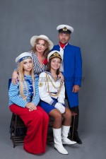 01489 Морские костюмы для семейной фотосессии