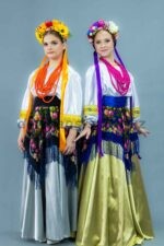 05107 Русские стилизованные костюмы на девочек